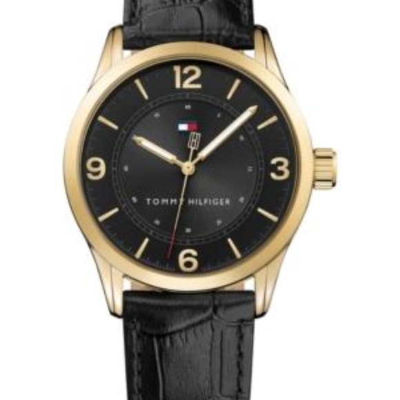 Tommy Hilfiger Men's Table Black Watch - Picture 1 of 2